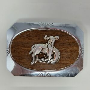 Vintage Bucking Bronco Belt Buckle